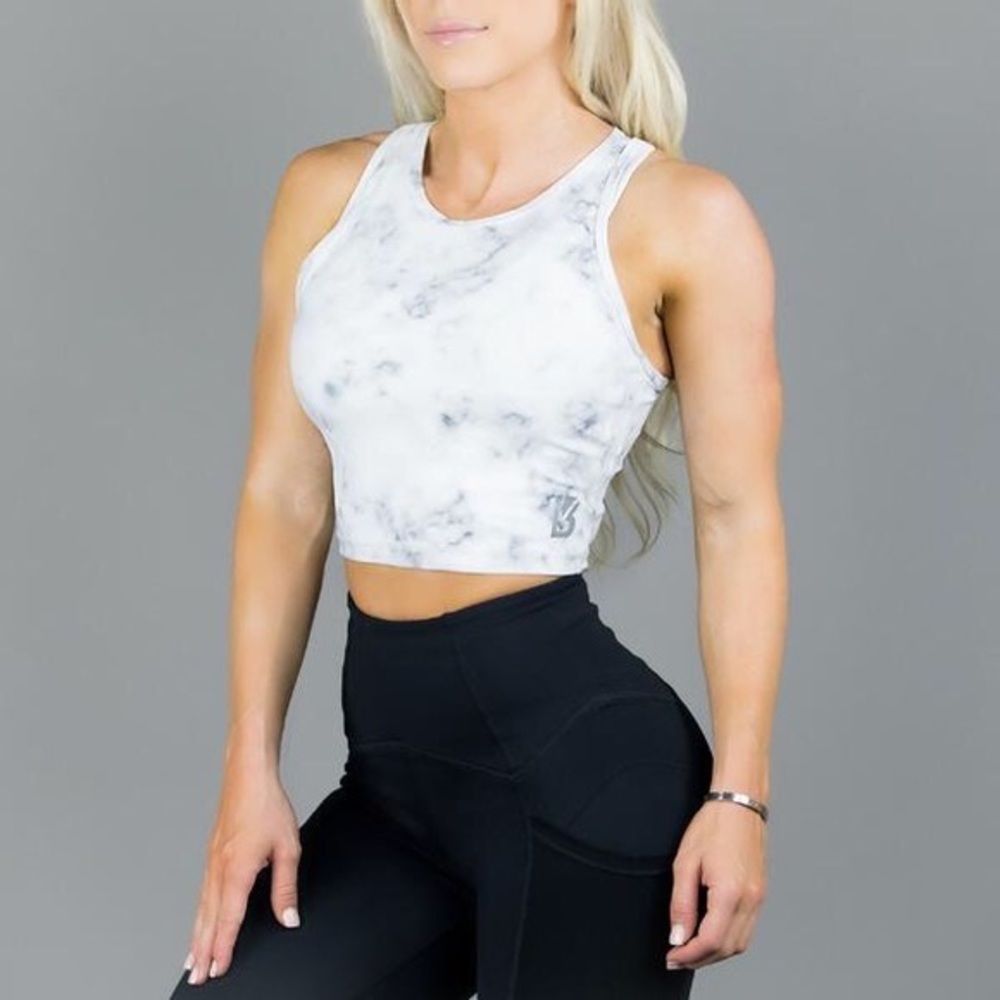 Buffbunny Aurora Crop top in Marble Size Medium